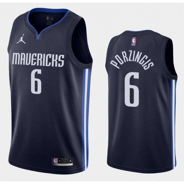 Dallas Mavericks Trikot Kristaps Porzingis 6 2020-2021 Jordan Brand Statement Edition Swingman - Herren Dallas Mavericks Trikot Kristaps Porzingis 6 2020-2021 Jordan Brand Statement Edition Swingman - Herren